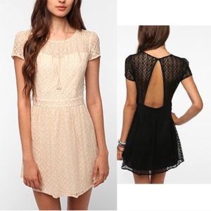 Cream eyelet UO dress